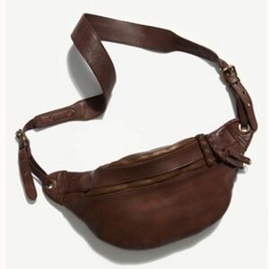 Leona Brown Leather Sling bag